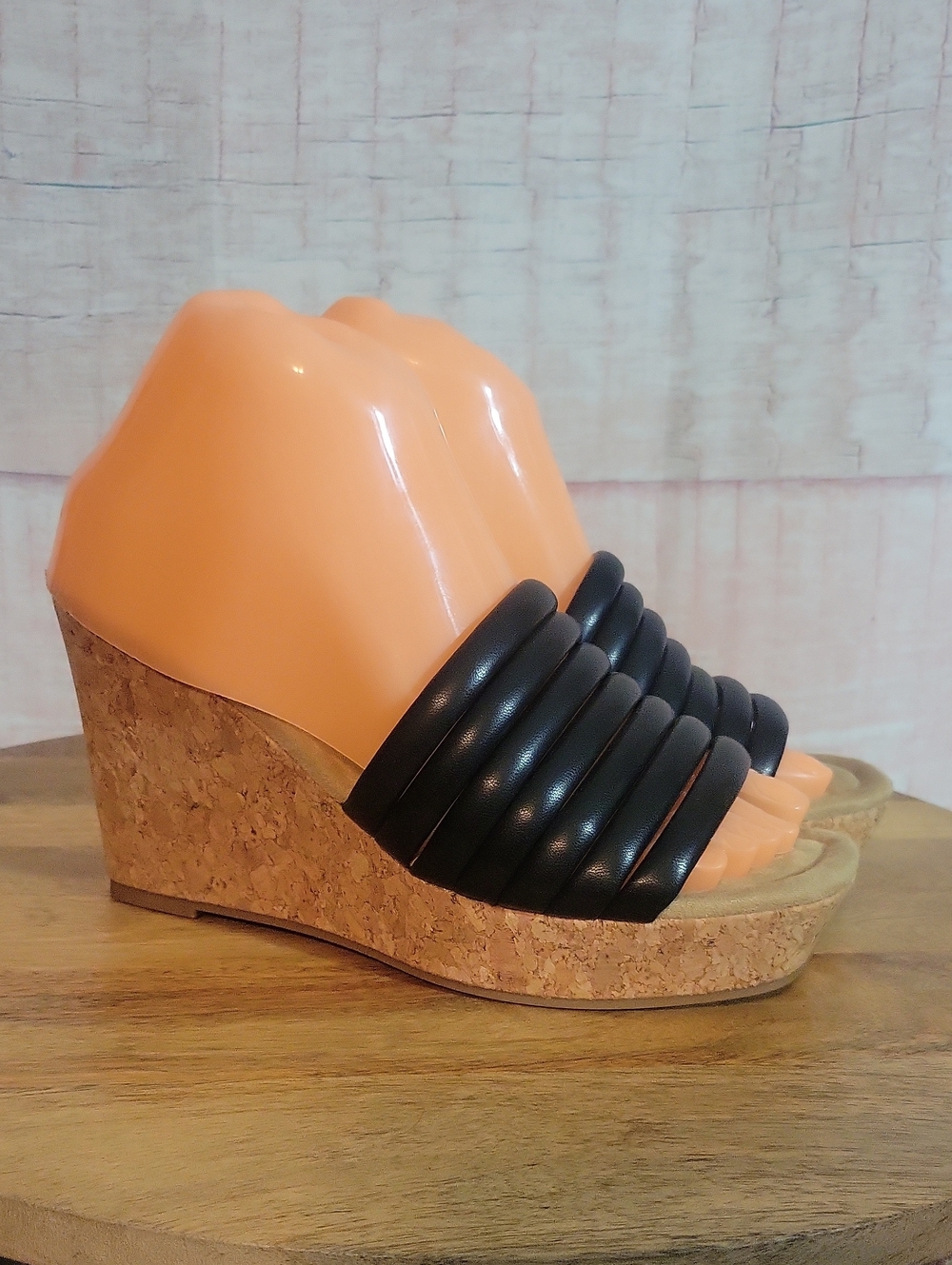 Sugar Black Cork Wedges
